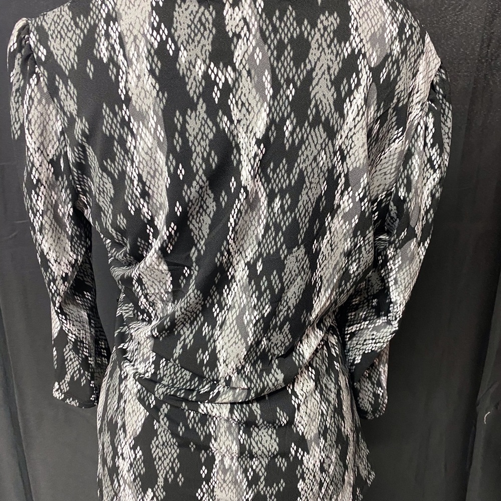 ADRIENNE VITTADINI BLACK LEOPARD PRINT SIZE S NWOT - Picture 5 of 10